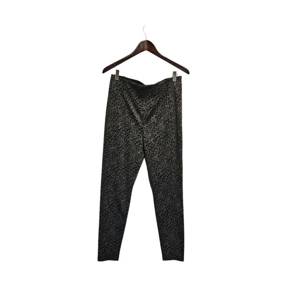 LIVERPOOL Reese Ankle Leggings Gray Black Animal Print Size‎ 12 - Picture 8 of 8